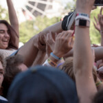 Crowd surfing during Dr. Dog. Photo by Mike Gerry Dr. Dog @ Shaky Knees 2017 Day 2. Photo by Mike Gerry
